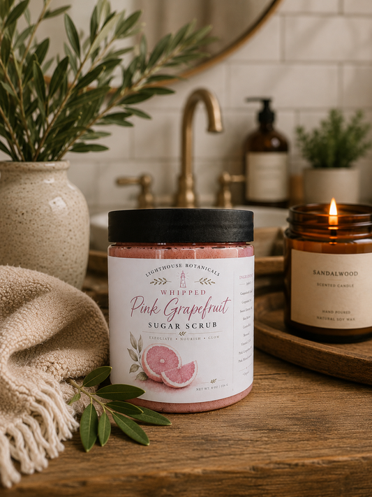 Pink Grapefruit Sugar Scrub