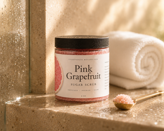 Pink Grapefruit Sugar Scrub